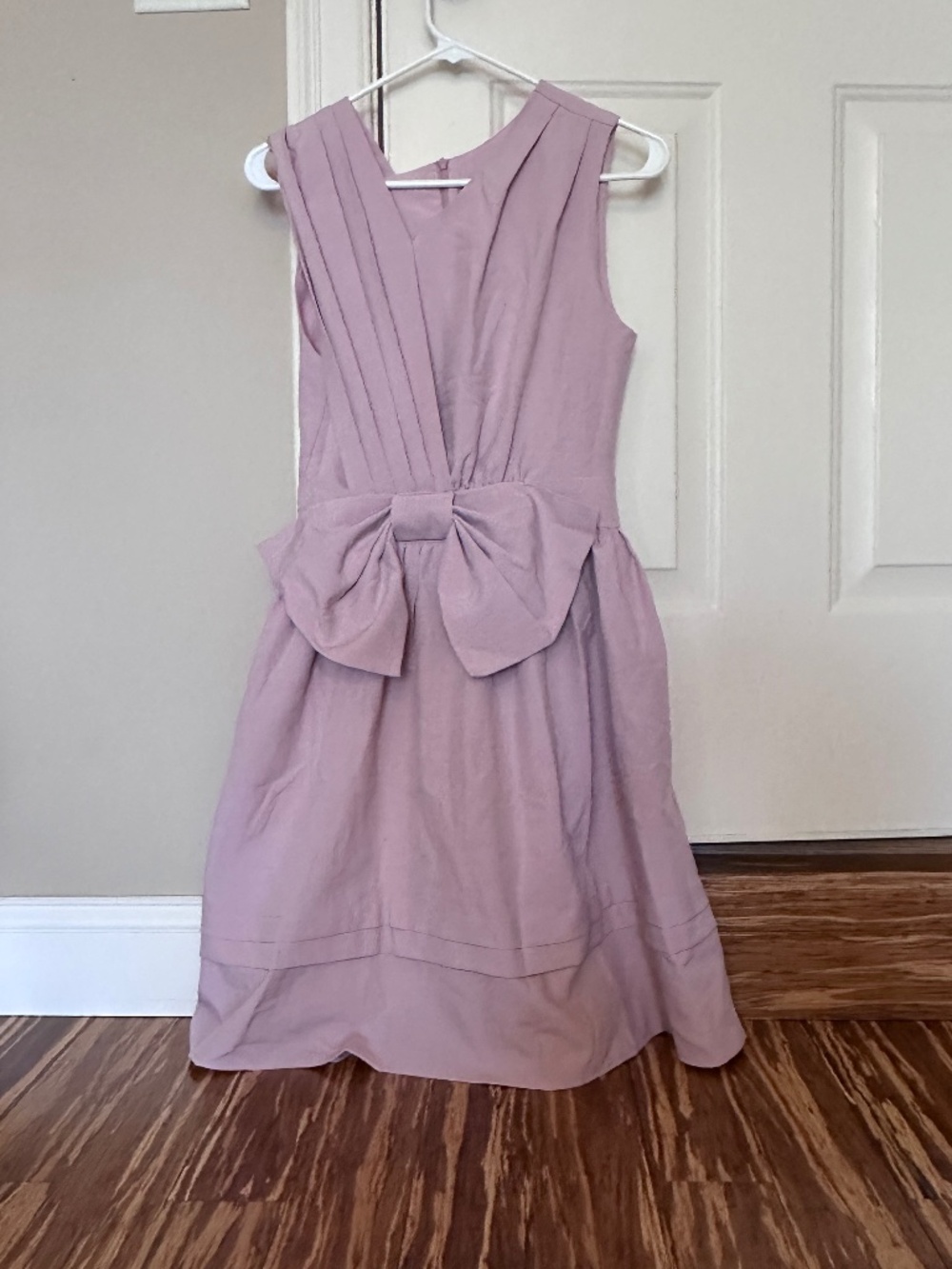 Women's Gracia Dress A-Line Light Pink Big Bow Detail Style D38272 Size Small